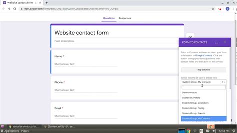 How to Add a Contact Form to a Website with Google Forms.